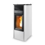 Pelletofen MCZ Teia Comfort Air 10 R 10 kW - Ausführung: White metal_302