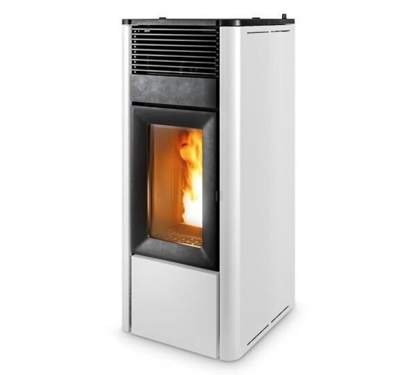 Pelletofen MCZ Teia Comfort Air 10 R 10 kW - Ausführung: White metal_302