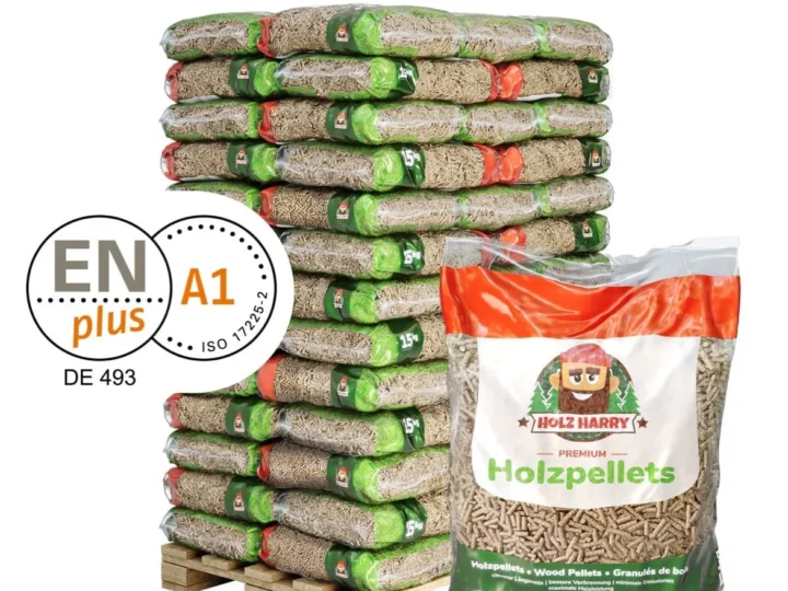Holz Harry Premium Holzpellets ENplus A1 975kg ohne Zusaetze