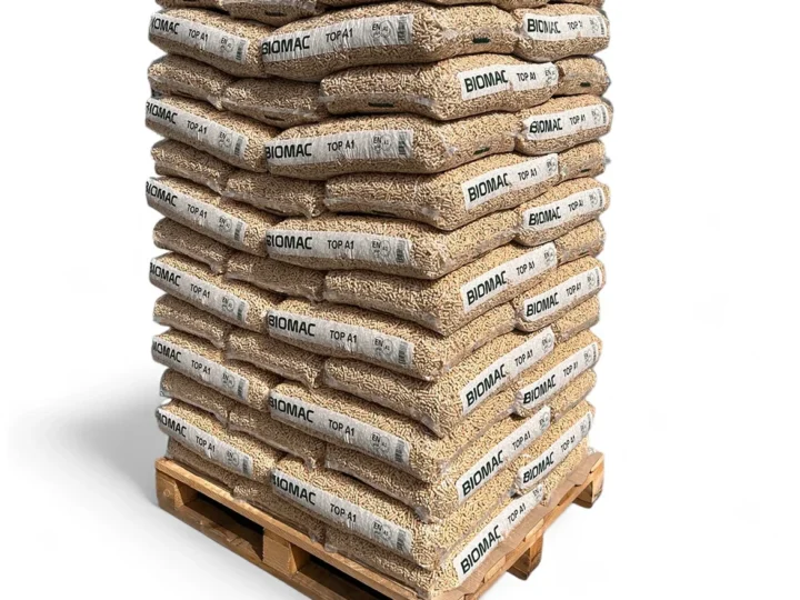 BIOMAC ENplus A1 Holzpellets Tschechien 975kg 65 Saecke Palette