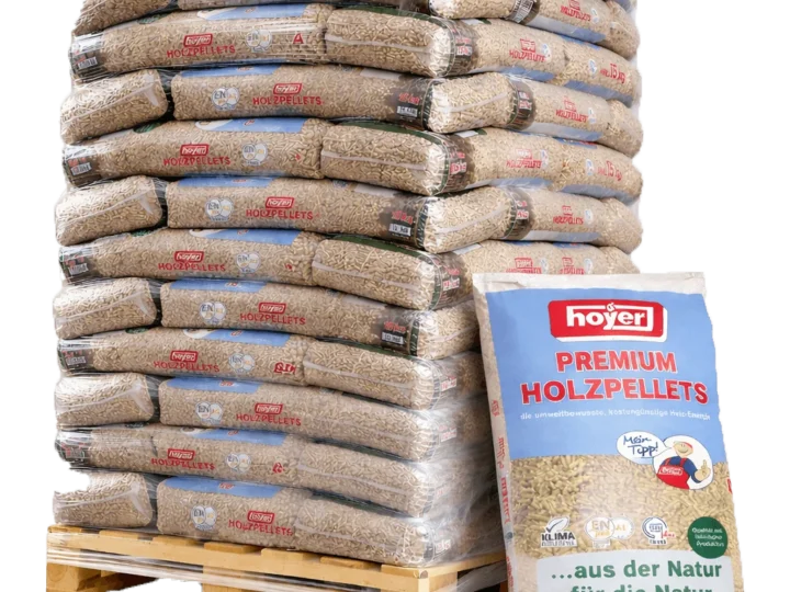 Hoyer Holzpellets ENplus A1 990kg 66 Saecke hoher Heizwert